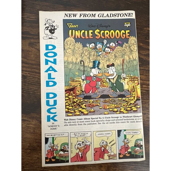 Gladstone Walt Disneys Uncle Scrooge Giant Comics #242 Bagged Boarded April 1990 - Picture 5 of 7